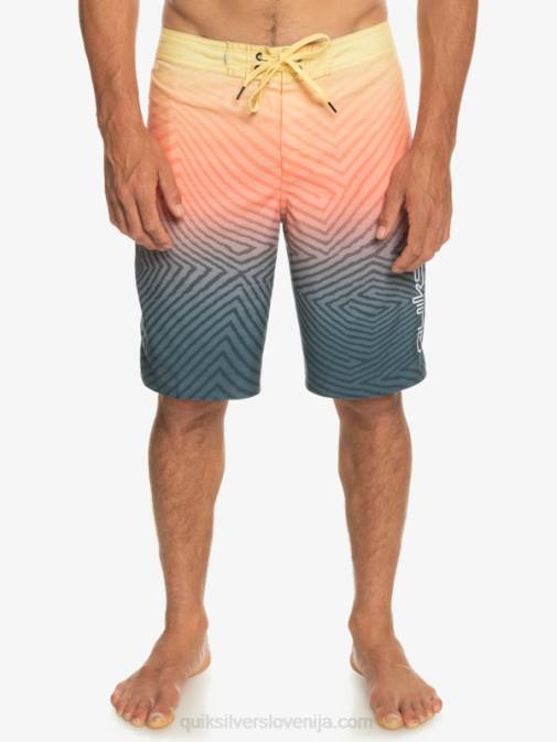 Quiksilver PJ4H1284 moški polnočna mornarica vsakodnevne deskarske hlače warp fade 20