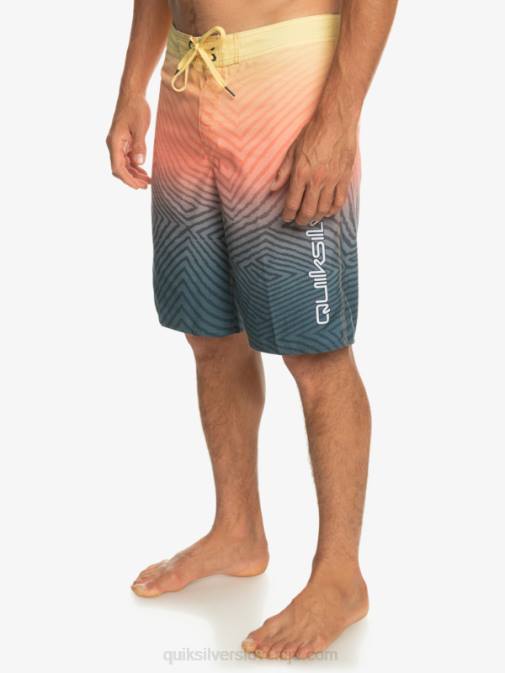 Quiksilver PJ4H1284 moški polnočna mornarica vsakodnevne deskarske hlače warp fade 20
