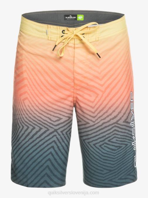 Quiksilver PJ4H1284 moški polnočna mornarica vsakodnevne deskarske hlače warp fade 20