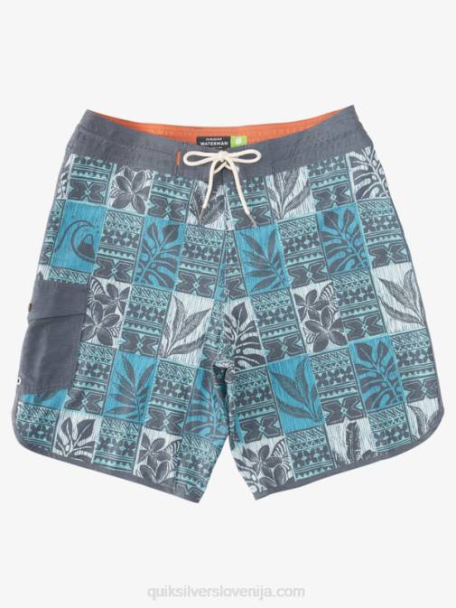 Quiksilver PJ4H1299 moški capri breeze leaf bs waterman leaf boxes scallop 20 boardshorts