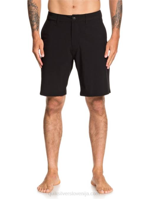 Quiksilver PJ4H1317 moški Črna hibridne kratke hlače union amphibian 20