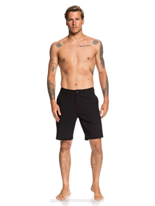 Quiksilver PJ4H1317 moški Črna hibridne kratke hlače union amphibian 20
