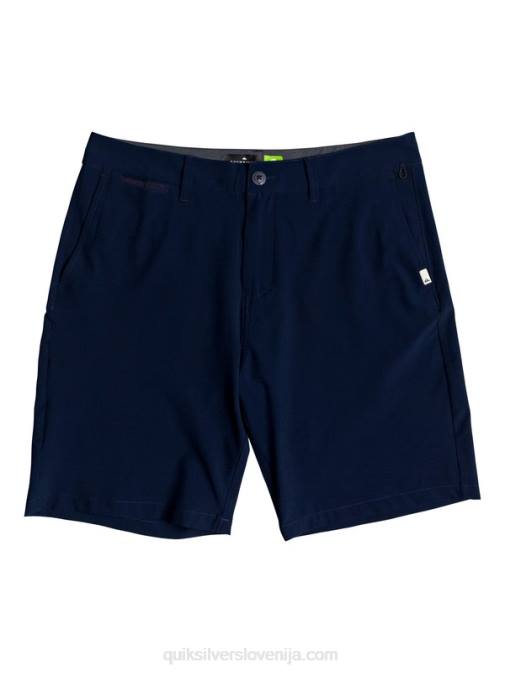 Quiksilver PJ4H1318 moški mornarsko modri blazer hibridne kratke hlače union amphibian 20