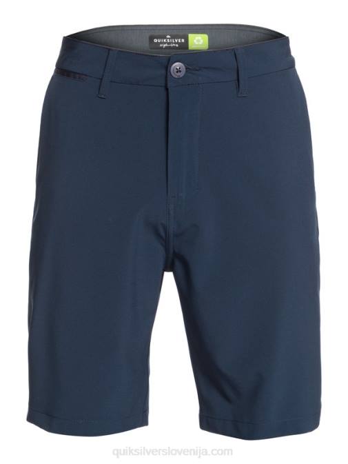 Quiksilver PJ4H1318 moški mornarsko modri blazer hibridne kratke hlače union amphibian 20