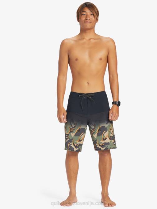 Quiksilver PJ4H131 moški Črna deskarske hlače surfsilk panel 20