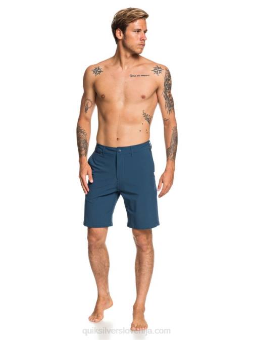 Quiksilver PJ4H1320 moški majolika modra hibridne kratke hlače union amphibian 20