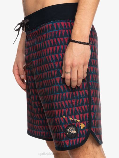 Quiksilver PJ4H1322 moški rubinasto vino deskarske hlače surfsilk hawaii scallop 19
