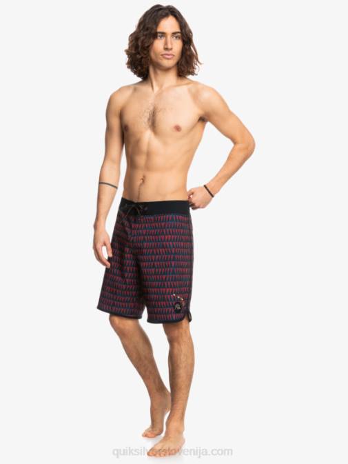 Quiksilver PJ4H1322 moški rubinasto vino deskarske hlače surfsilk hawaii scallop 19