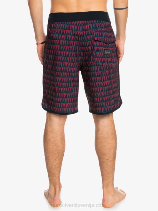 Quiksilver PJ4H1322 moški rubinasto vino deskarske hlače surfsilk hawaii scallop 19