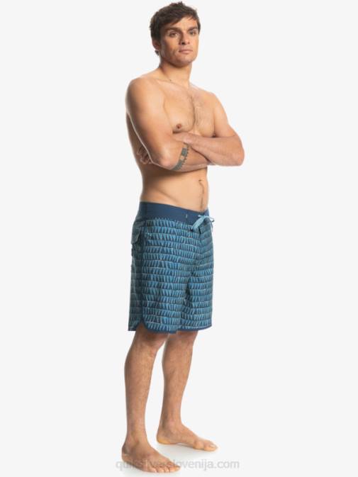 Quiksilver PJ4H1323 moški deželno modra deskarske hlače surfsilk hawaii scallop 19