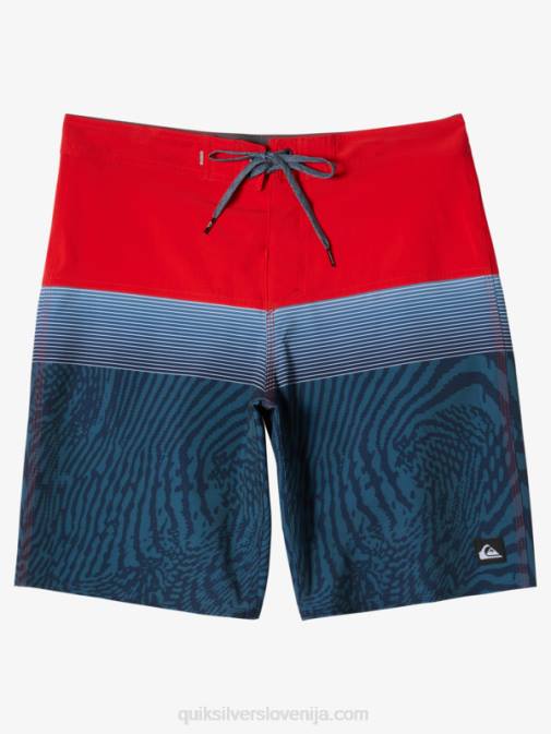 Quiksilver PJ4H132 moški rdeča z visokim tveganjem deskarske hlače surfsilk panel 20