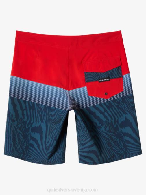 Quiksilver PJ4H132 moški rdeča z visokim tveganjem deskarske hlače surfsilk panel 20