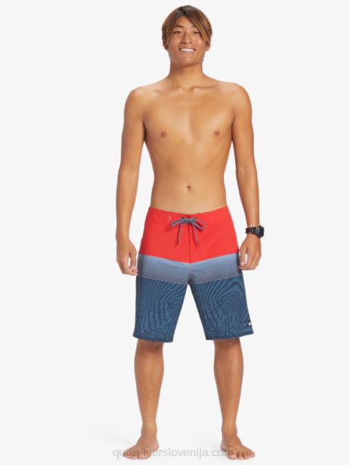 Quiksilver PJ4H132 moški rdeča z visokim tveganjem deskarske hlače surfsilk panel 20