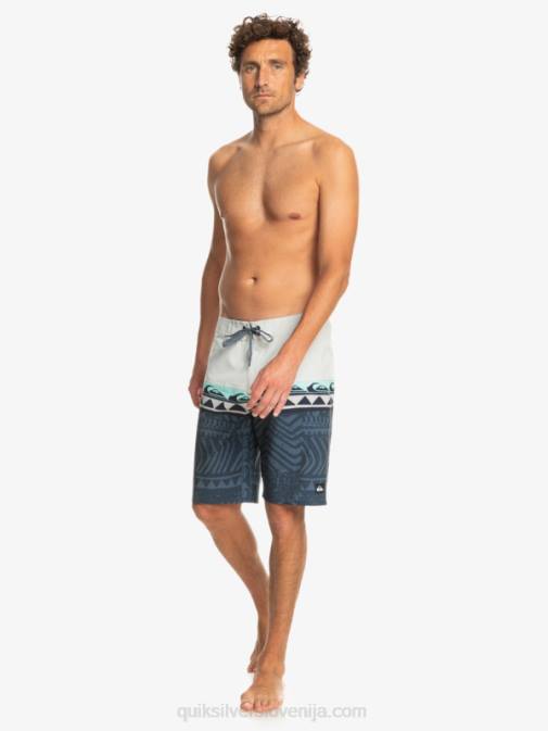 Quiksilver PJ4H135 moški sivo vijolična deskarske hlače surfsilk panel 20