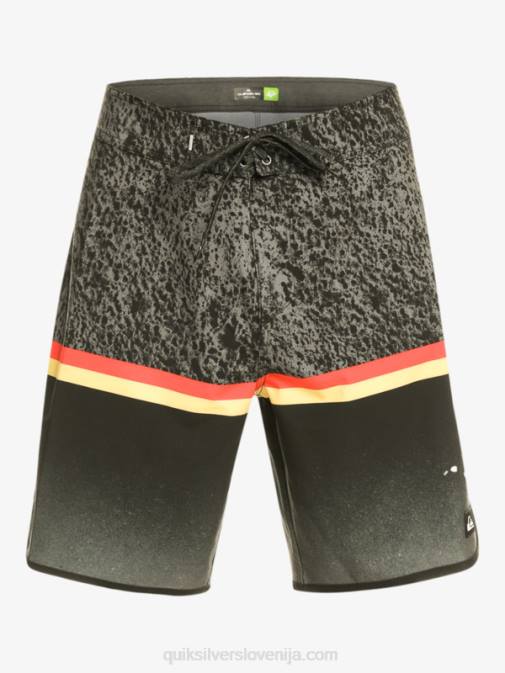 Quiksilver PJ4H1395 moški Črna surfsilk division scallop 19 kratke hlače za desko