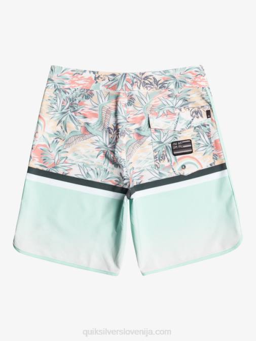 Quiksilver PJ4H1396 moški modro nebo surfsilk division scallop 19 kratke hlače za desko