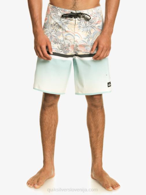 Quiksilver PJ4H1396 moški modro nebo surfsilk division scallop 19 kratke hlače za desko