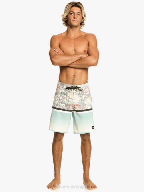 Quiksilver PJ4H1396 moški modro nebo surfsilk division scallop 19 kratke hlače za desko