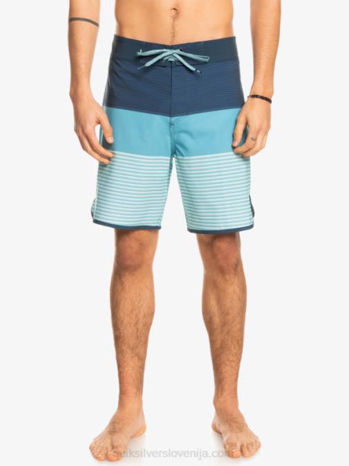 Quiksilver PJ4H1398 moški insignija modra surfsilk tijuana 19 kratke hlače za desko