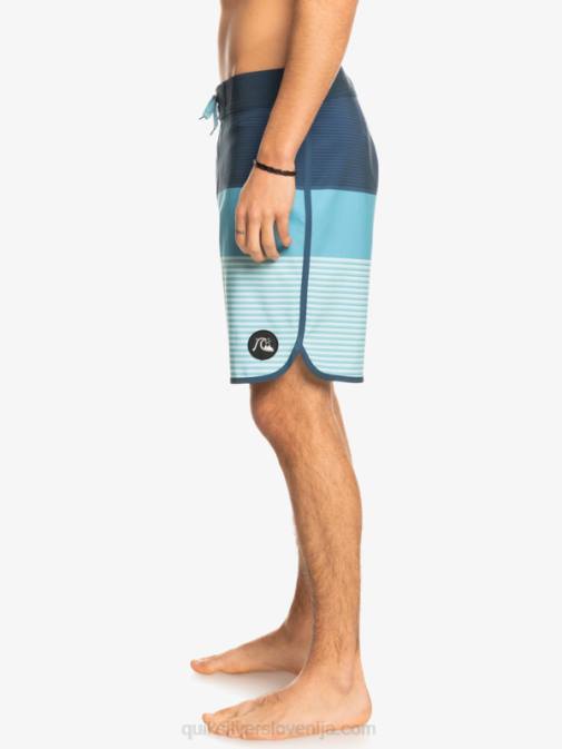 Quiksilver PJ4H1398 moški insignija modra surfsilk tijuana 19 kratke hlače za desko