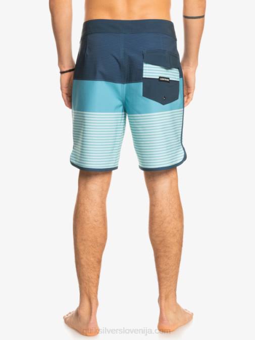 Quiksilver PJ4H1398 moški insignija modra surfsilk tijuana 19 kratke hlače za desko