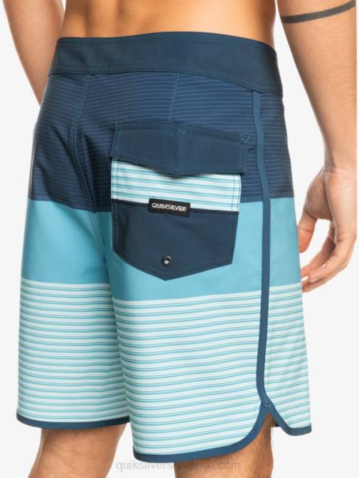 Quiksilver PJ4H1398 moški insignija modra surfsilk tijuana 19 kratke hlače za desko
