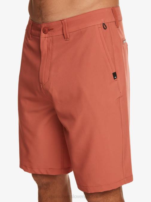 Quiksilver PJ4H139 moški pečena glina kratke hlače ocean union amphibian 20 hybrid