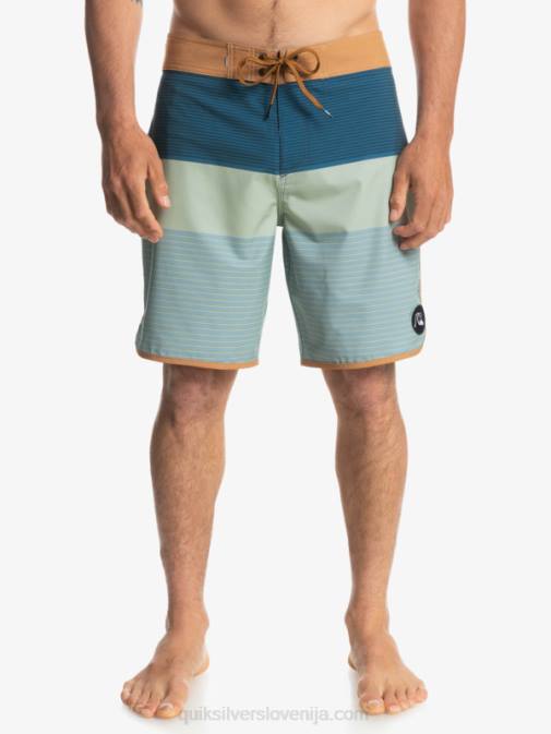Quiksilver PJ4H1400 moški rjavi sladkor surfsilk tijuana 19 kratke hlače za desko