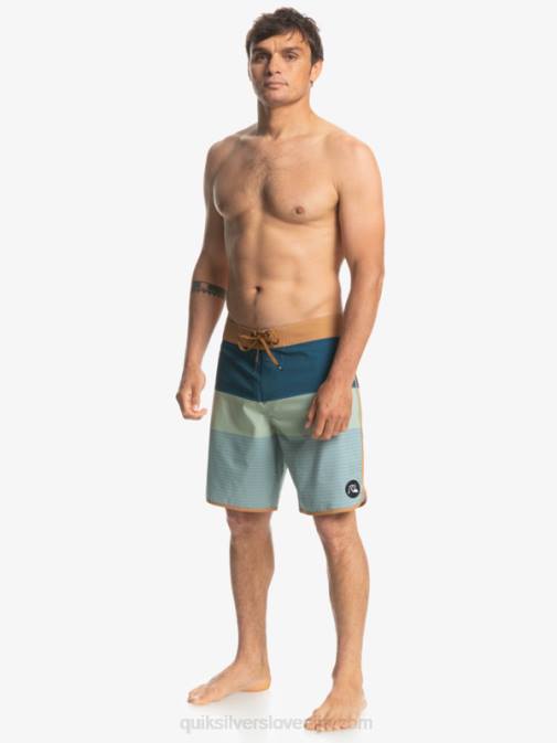 Quiksilver PJ4H1400 moški rjavi sladkor surfsilk tijuana 19 kratke hlače za desko