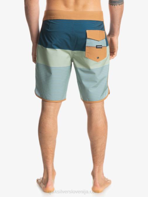 Quiksilver PJ4H1400 moški rjavi sladkor surfsilk tijuana 19 kratke hlače za desko