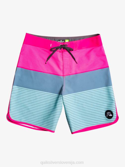 Quiksilver PJ4H1401 moški roza glo surfsilk tijuana 19 kratke hlače za desko