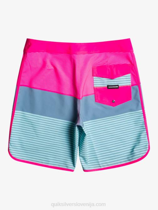 Quiksilver PJ4H1401 moški roza glo surfsilk tijuana 19 kratke hlače za desko