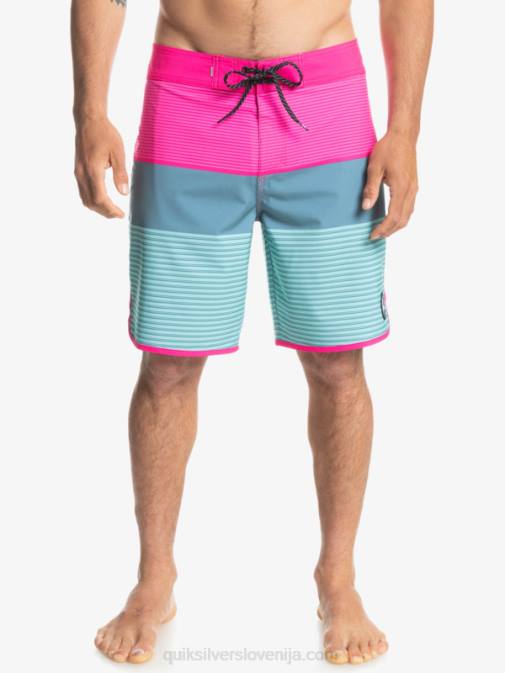 Quiksilver PJ4H1401 moški roza glo surfsilk tijuana 19 kratke hlače za desko