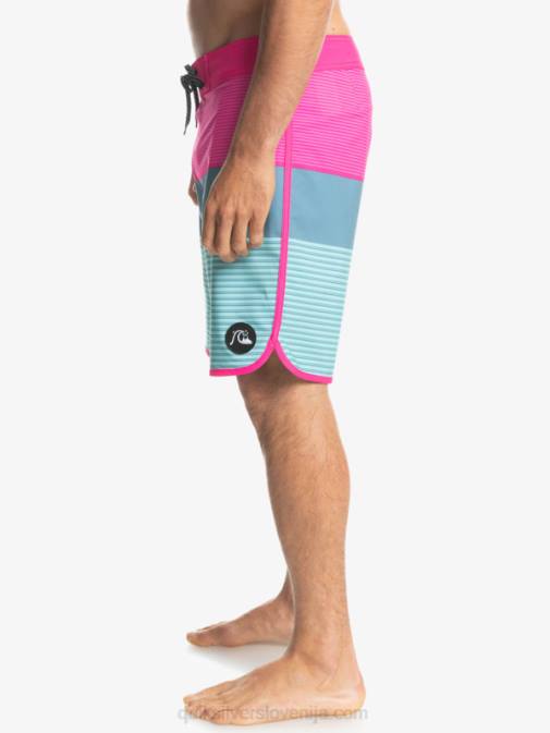 Quiksilver PJ4H1401 moški roza glo surfsilk tijuana 19 kratke hlače za desko