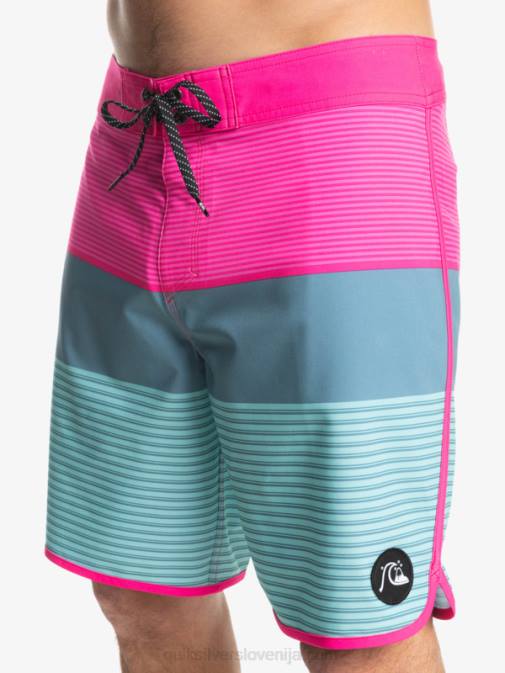 Quiksilver PJ4H1401 moški roza glo surfsilk tijuana 19 kratke hlače za desko