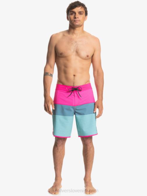Quiksilver PJ4H1401 moški roza glo surfsilk tijuana 19 kratke hlače za desko