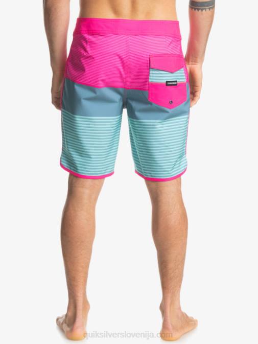 Quiksilver PJ4H1401 moški roza glo surfsilk tijuana 19 kratke hlače za desko