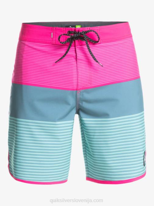 Quiksilver PJ4H1401 moški roza glo surfsilk tijuana 19 kratke hlače za desko