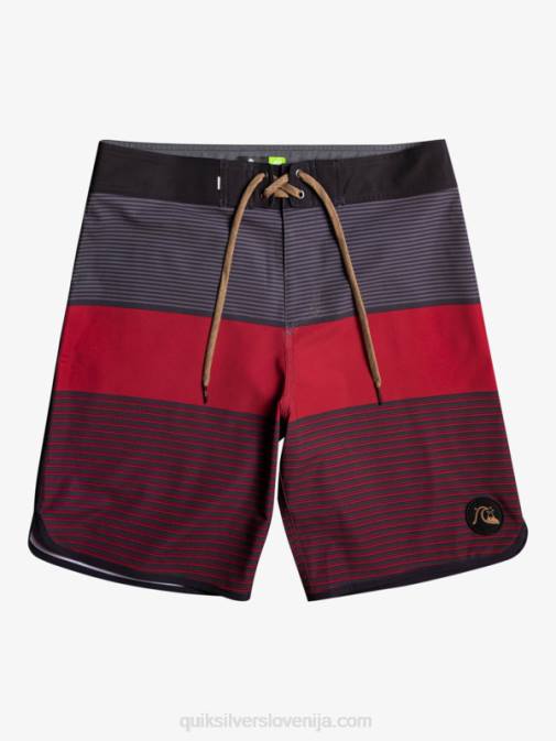 Quiksilver PJ4H1405 moški rubinasto vino surfsilk tijuana 19 kratke hlače za desko