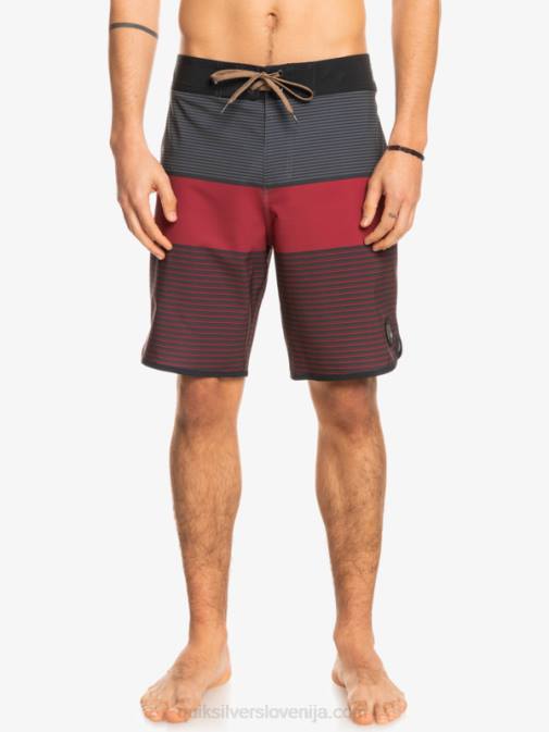 Quiksilver PJ4H1405 moški rubinasto vino surfsilk tijuana 19 kratke hlače za desko