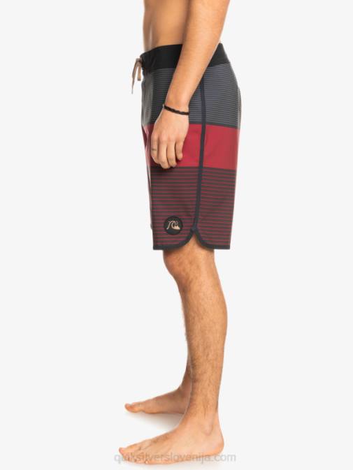 Quiksilver PJ4H1405 moški rubinasto vino surfsilk tijuana 19 kratke hlače za desko