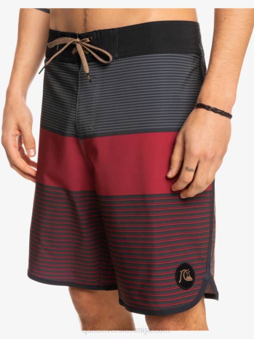 Quiksilver PJ4H1405 moški rubinasto vino surfsilk tijuana 19 kratke hlače za desko