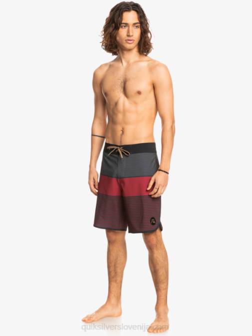 Quiksilver PJ4H1405 moški rubinasto vino surfsilk tijuana 19 kratke hlače za desko