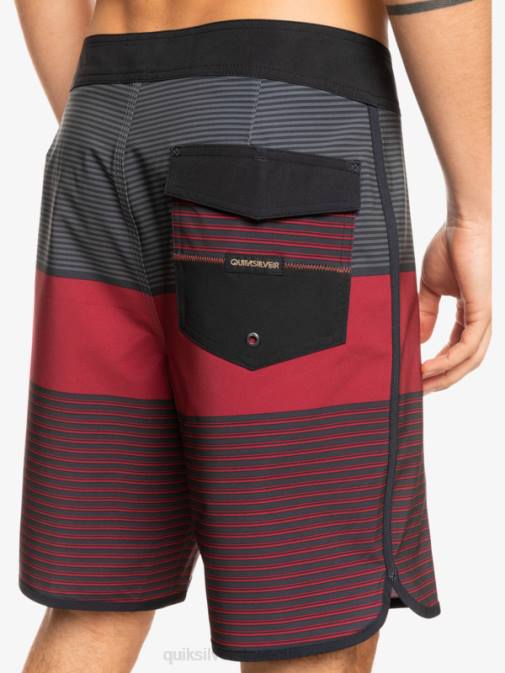Quiksilver PJ4H1405 moški rubinasto vino surfsilk tijuana 19 kratke hlače za desko