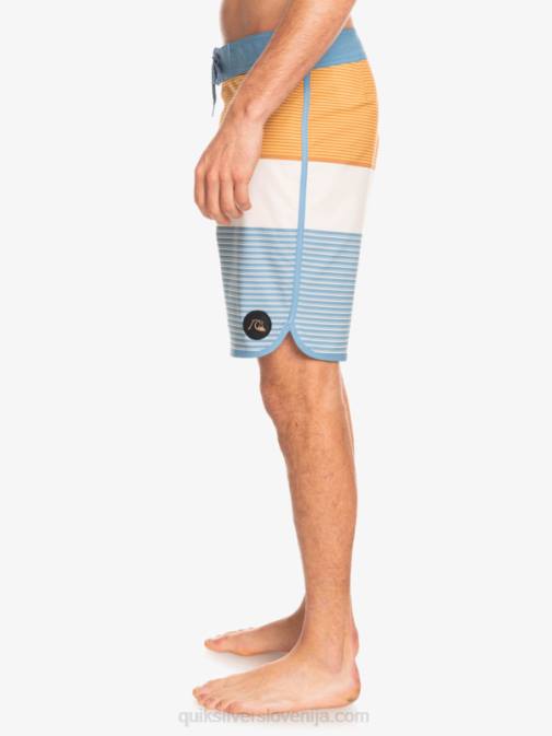 Quiksilver PJ4H1406 moški kapitani modri surfsilk tijuana 19 kratke hlače za desko