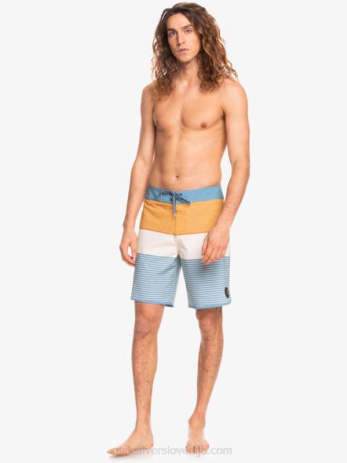 Quiksilver PJ4H1406 moški kapitani modri surfsilk tijuana 19 kratke hlače za desko