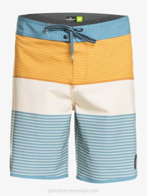 Quiksilver PJ4H1406 moški kapitani modri surfsilk tijuana 19 kratke hlače za desko