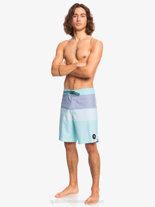Quiksilver PJ4H1407 moški angelsko modra surfsilk tijuana 19 kratke hlače za desko