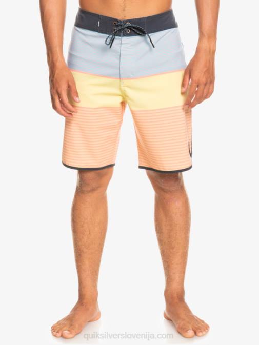 Quiksilver PJ4H1408 moški breskev roza surfsilk tijuana 19 kratke hlače za desko