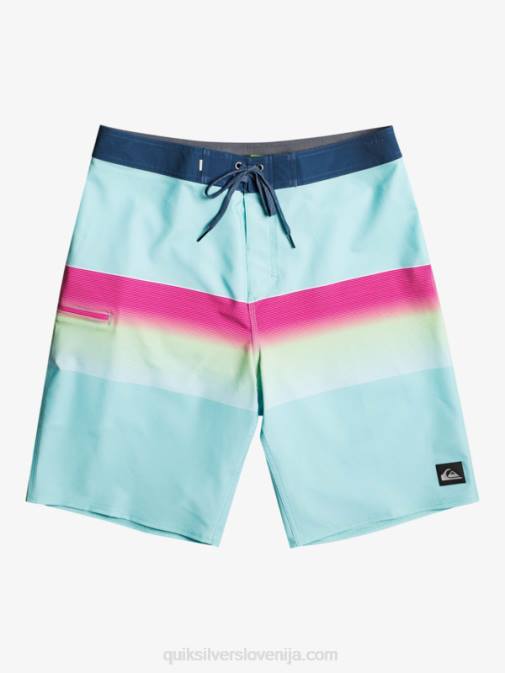 Quiksilver PJ4H1410 moški angelsko modra surfsilk slab 21 kratke hlače za desko